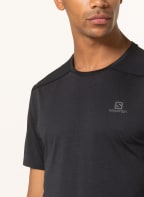 SALOMON T-Shirt OUTLINE mit Mesh, Farbe: SCHWARZ (Bild 1)