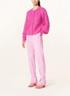 GANNI Strickjacke mit Mohair, Farbe: PINK (Bild 1)