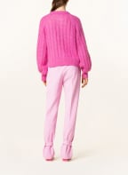 GANNI Strickjacke mit Mohair, Farbe: PINK (Bild 1)