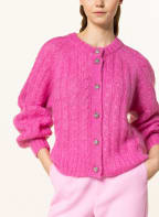 GANNI Strickjacke mit Mohair, Farbe: PINK (Bild 1)