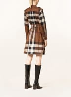 BURBERRY Hemdblusenkleid AURELIA, Farbe: BRAUN/ DUNKELROT/ BEIGE (Bild 1)
