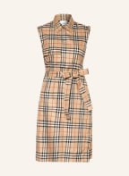 BURBERRY Wickelkleid KARLA, Farbe: BEIGE/ ROT/ ECRU (Bild 1)