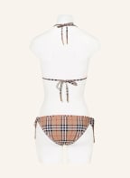 BURBERRY Bikini trójkątne COBB , Kolor: CZARNY/ BEŻOWY/ CZERWONY (Obrazek 1)