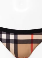BURBERRY Bikini trójkątne , Kolor: BEŻOWY/ CZERWONY/ CZARNY (Obrazek 1)