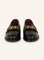 VALENTINO GARAVANI Loafersy CHAINLOARD , Kolor: CZARNY (Obrazek 1)