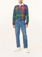 POLO RALPH LAUREN Jersey polo short classic fit, Color: GREEN/ BLUE/ RED (Image 1)