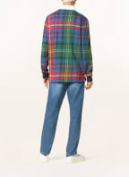 POLO RALPH LAUREN Jersey polo short classic fit, Color: GREEN/ BLUE/ RED (Image 1)