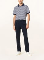 POLO RALPH LAUREN Jersey polo shirt custom slim fit, Color: WHITE/ DARK BLUE (Image 1)