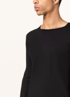 hannes roether Long sleeve shirt, Color: BLACK (Image 1)