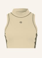 ANINE BING Cropped-Top JENNA, Farbe: HELLBRAUN/ SCHWARZ (Bild 1)