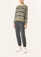 BRUNELLO CUCINELLI Pullover mit Cashmere und Glitzergarn, Farbe: OLIV/ ECRU/ SCHWARZ (Bild 1)
