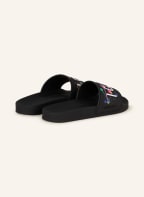 DSQUARED2 Pantoletten ICON SPLASHED, Farbe: SCHWARZ (Bild 1)