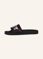 DSQUARED2 Pantoletten ICON SPLASHED, Farbe: SCHWARZ (Bild 1)