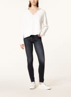 7 for all mankind Skinny Jeans SLIM ILLUSION, Farbe: SS BLACK (Bild 1)