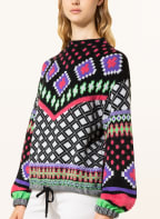 BOGNER Oversized-Pullover NAJLA , Farbe: SCHWARZ/ LILA/ HELLROT (Bild 1)