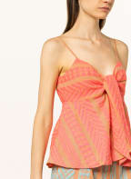Devotion Blusentop, Farbe: NEONPINK/ BEIGE (Bild 1)
