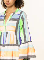 Devotion Kleid ELLA, Farbe: NEONORANGE/ BLAU/ HELLBLAU (Bild 1)
