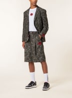 HUGO Jacquard-Shorts FRAPE223, Farbe: DUNKELGRAU/ GRAU (Bild 1)