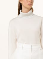 FABIANA FILIPPI Rollkragenpullover mit Glitzergarn , Farbe: WEISS (Bild 1)