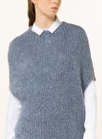 FABIANA FILIPPI Sweater vest with mohair , Color: BLUE GRAY (Image 1)
