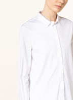 FABIANA FILIPPI Hemdbluse mit Schmucksteinen, Farbe: WEISS (Bild 1)