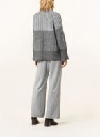 FABIANA FILIPPI Oversized-Pullover mit Merinowolle , Farbe: GRAU (Bild 1)