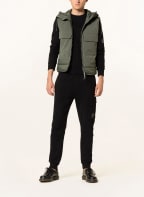 C.P. COMPANY Weste im Materialmix, Farbe: KHAKI (Bild 1)