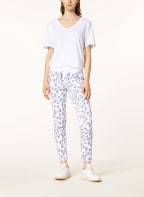 Juvia Sweatpants, Farbe: WEISS/ DUNKELLILA/ ROSA (Bild 1)