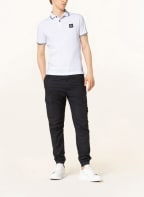 STONE ISLAND Piqué-Poloshirt Slim Fit , Farbe: WEISS (Bild 1)