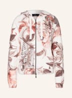 monari Sweatjacke mit Schmucksteinen, Farbe: WEISS/ ALTROSA/ SILBER (Bild 1)