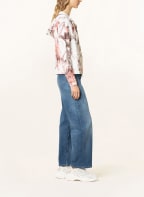 monari Sweatjacke mit Schmucksteinen, Farbe: WEISS/ ALTROSA/ SILBER (Bild 1)