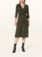 LAUREN RALPH LAUREN Kleid mit 3/4-Arm in Wickeloptik, Farbe: OLIV (Bild 1)
