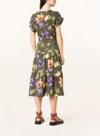 LAUREN RALPH LAUREN Kleid in Wickeloptik , Farbe: OLIV/ ORANGE/ LILA (Bild 1)