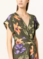 LAUREN RALPH LAUREN Kleid in Wickeloptik , Farbe: OLIV/ ORANGE/ LILA (Bild 1)