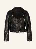 ALL SAINTS Lederjacke AYRA mit Fransen, Farbe: SCHWARZ (Bild 1)