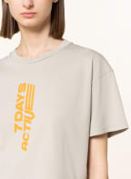 7 DAYS ACTIVE T-Shirt KOREAN, Farbe: HELLGRAU/ ORANGE (Bild 1)