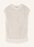 ALL SAINTS Pullunder ZADIE mit Glitzergarn, Farbe: CREME (Bild 1)