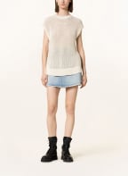 ALL SAINTS Pullunder ZADIE mit Glitzergarn, Farbe: CREME (Bild 1)