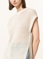 ALL SAINTS Pullunder ZADIE mit Glitzergarn, Farbe: CREME (Bild 1)