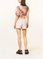ALL SAINTS Cropped-Blusenshirt ASTRIA , Farbe: HELLROSA/ LACHS/ KHAKI (Bild 1)