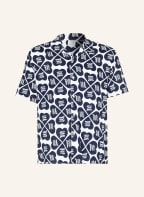 GUESS Resort shirt CAMP comfort fit, Color: DARK BLUE/ WHITE (Image 1)