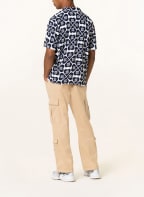 GUESS Resort shirt CAMP comfort fit, Color: DARK BLUE/ WHITE (Image 1)