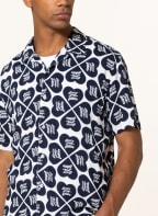 GUESS Resort shirt CAMP comfort fit, Color: DARK BLUE/ WHITE (Image 1)