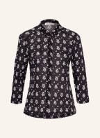 Marc O'Polo Shirt blouse with 3/4 sleeves, Color: WHITE/ BLACK (Image 1)