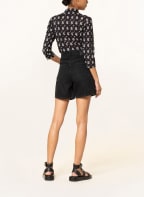 Marc O'Polo Shirt blouse with 3/4 sleeves, Color: WHITE/ BLACK (Image 1)