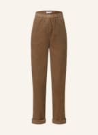 Marc O'Polo Corduroy trousers in jogger style, Color: BROWN (Image 1)
