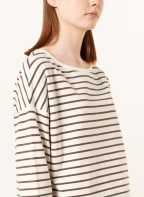 Marc O'Polo Long sleeve shirt, Color: WHITE/ DARK BROWN (Image 1)