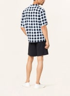 SANDRO Kurzarm-Hemd Slim Fit , Farbe: HELLBLAU/ DUNKELBLAU/ WEISS (Bild 1)