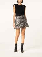 PATRIZIA PEPE Skirt with glitter thread, Color: BLACK/ ECRU/ GOLD (Image 1)
