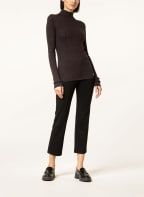 PATRIZIA PEPE 7/8 trousers, Color: BLACK (Image 1)
